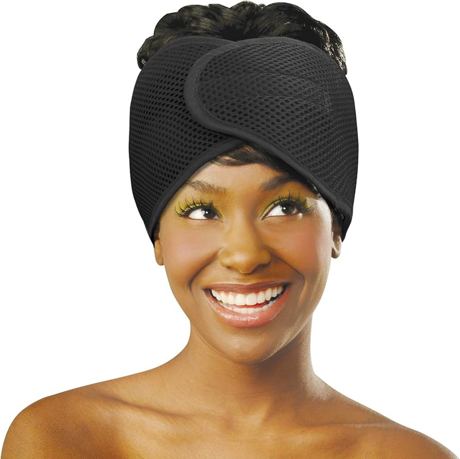 DONNA Deluxe Foam Mesh Wrap with Vitamin E, Head Wraps for Black Women, Hair Wrap for Sleep, Hair... | Amazon (US)