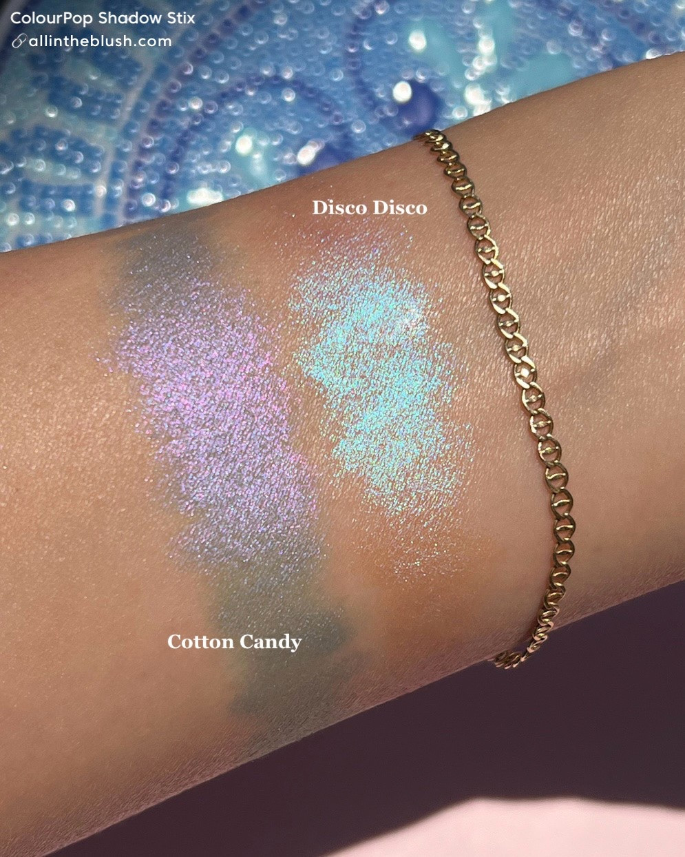 Swatching two of the four Multichrome Shadow Stix shades from ColourPop

#LTKBeauty #LTKootd #LTKgrwm