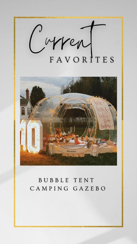 Bubble tent camping gazebo for birthday parties, girls night, or just because.

#LTKkids #LTKSeasonal #LTKparties