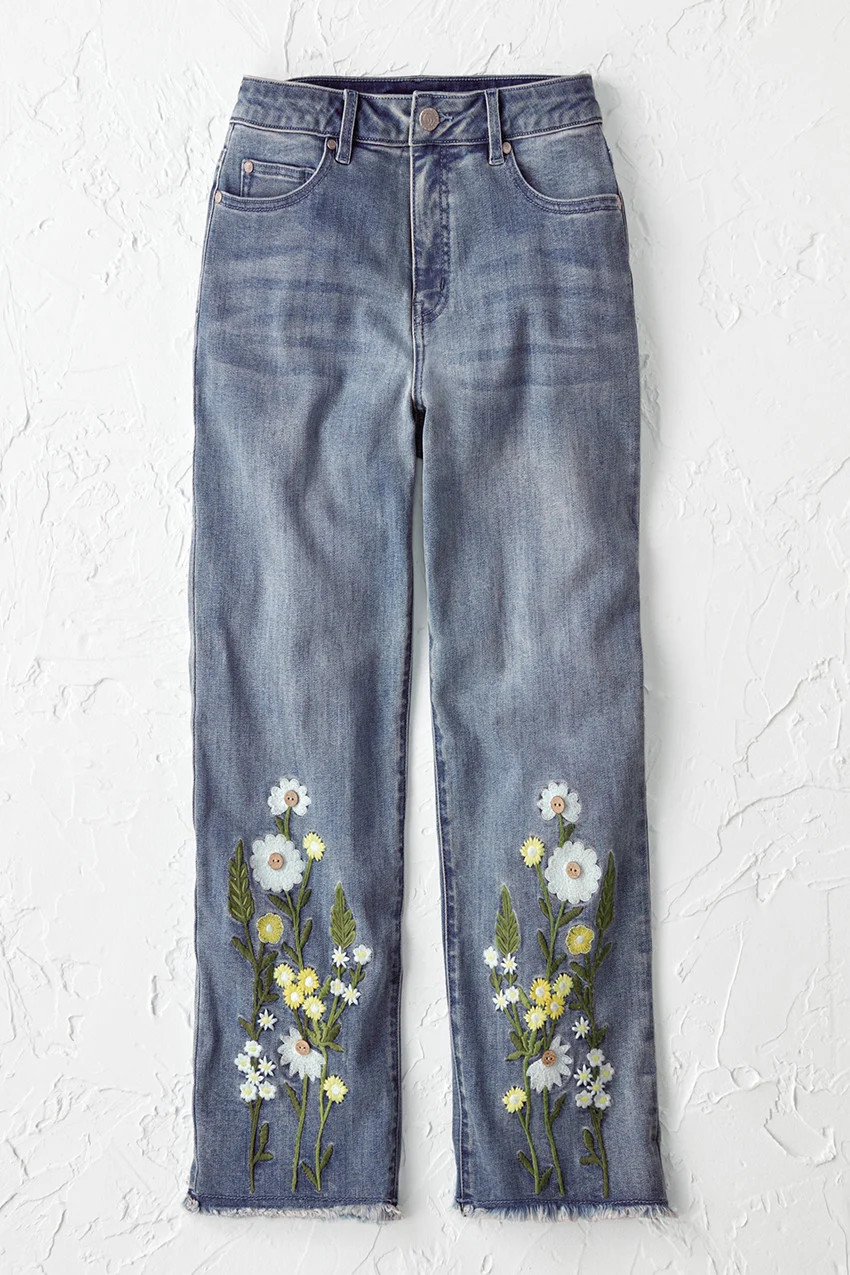 Wild Meadows Cropped Jeans | Coldwater Creek
