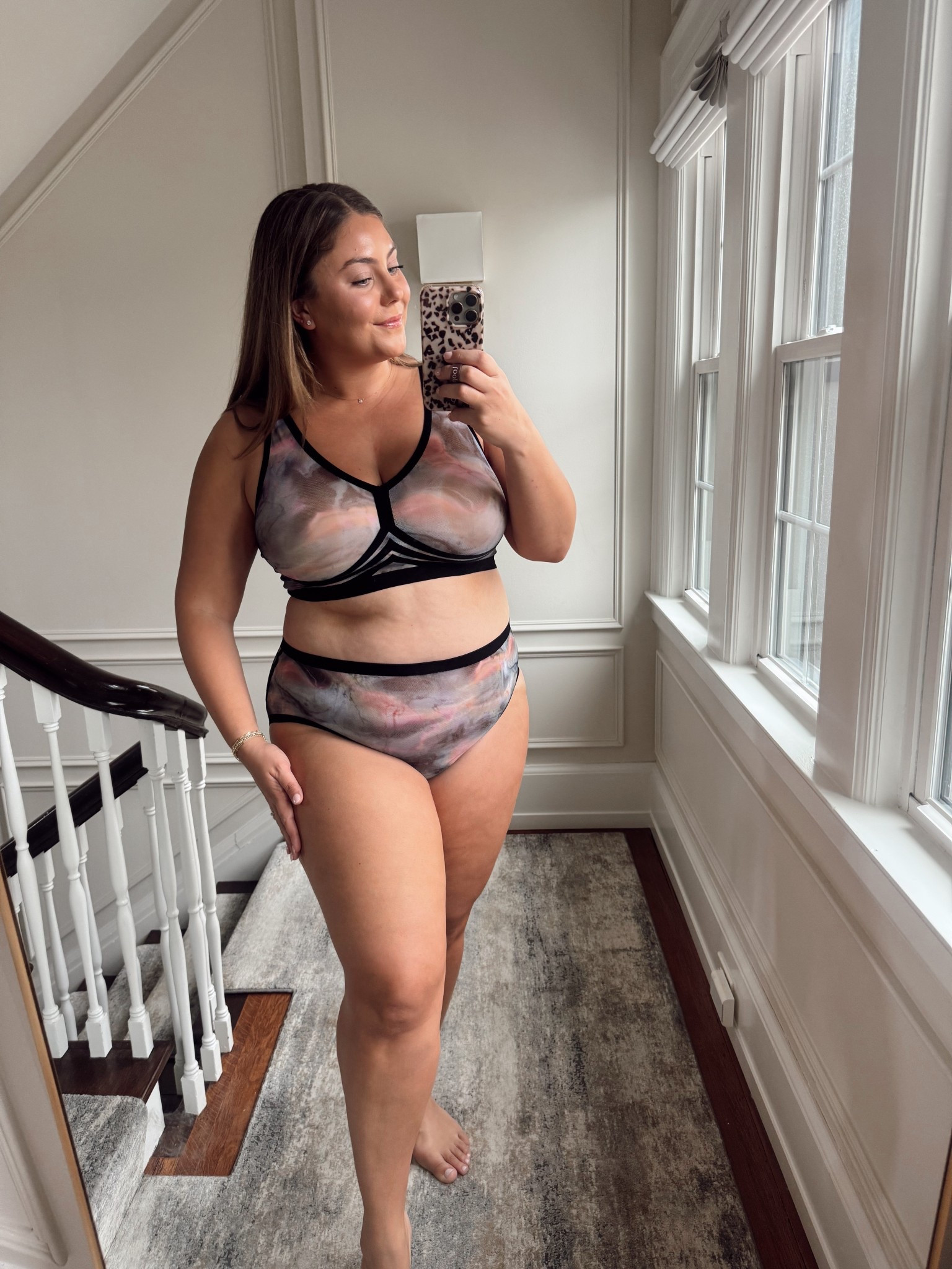 The mesh bralette & panties are one of my favorite styles from @joineby. Wearing size 2XL in bralette and XL in panties. Use CARALYNFS15 for 15% off + free shipping. 

#LTKBeauty #LTKMidsize #LTKStyleTip