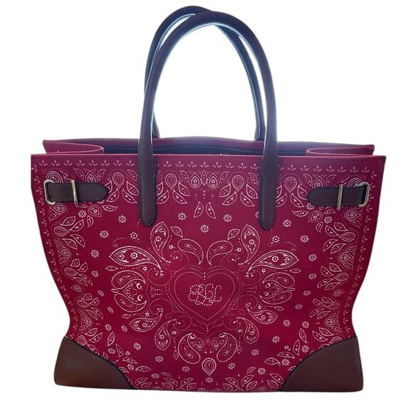 Ralph Lauren Red Bandana Print Tote | Poshmark