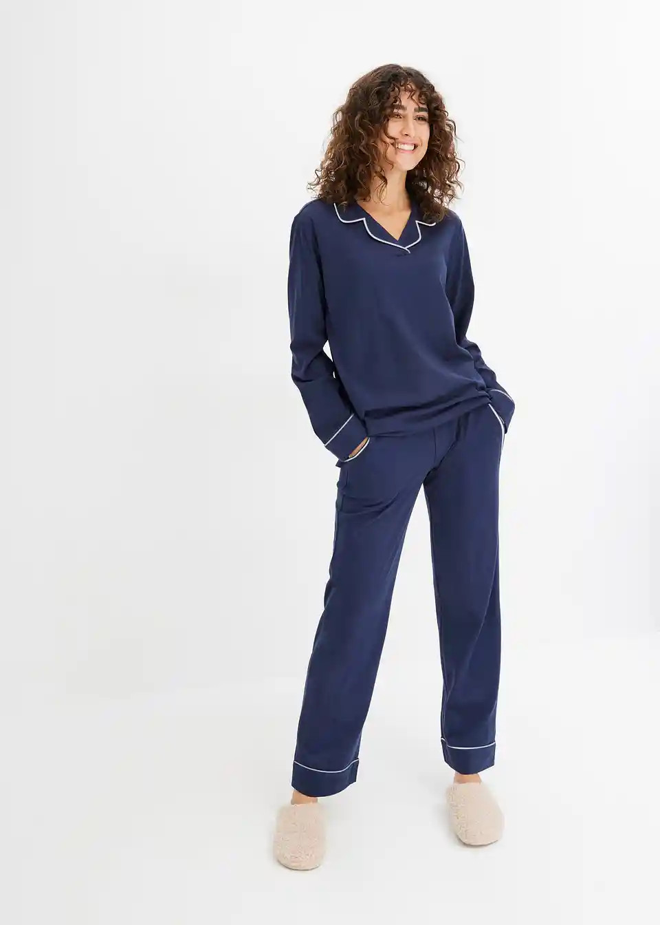 Pyjama aus reiner Baumwolle | Bonprix DE