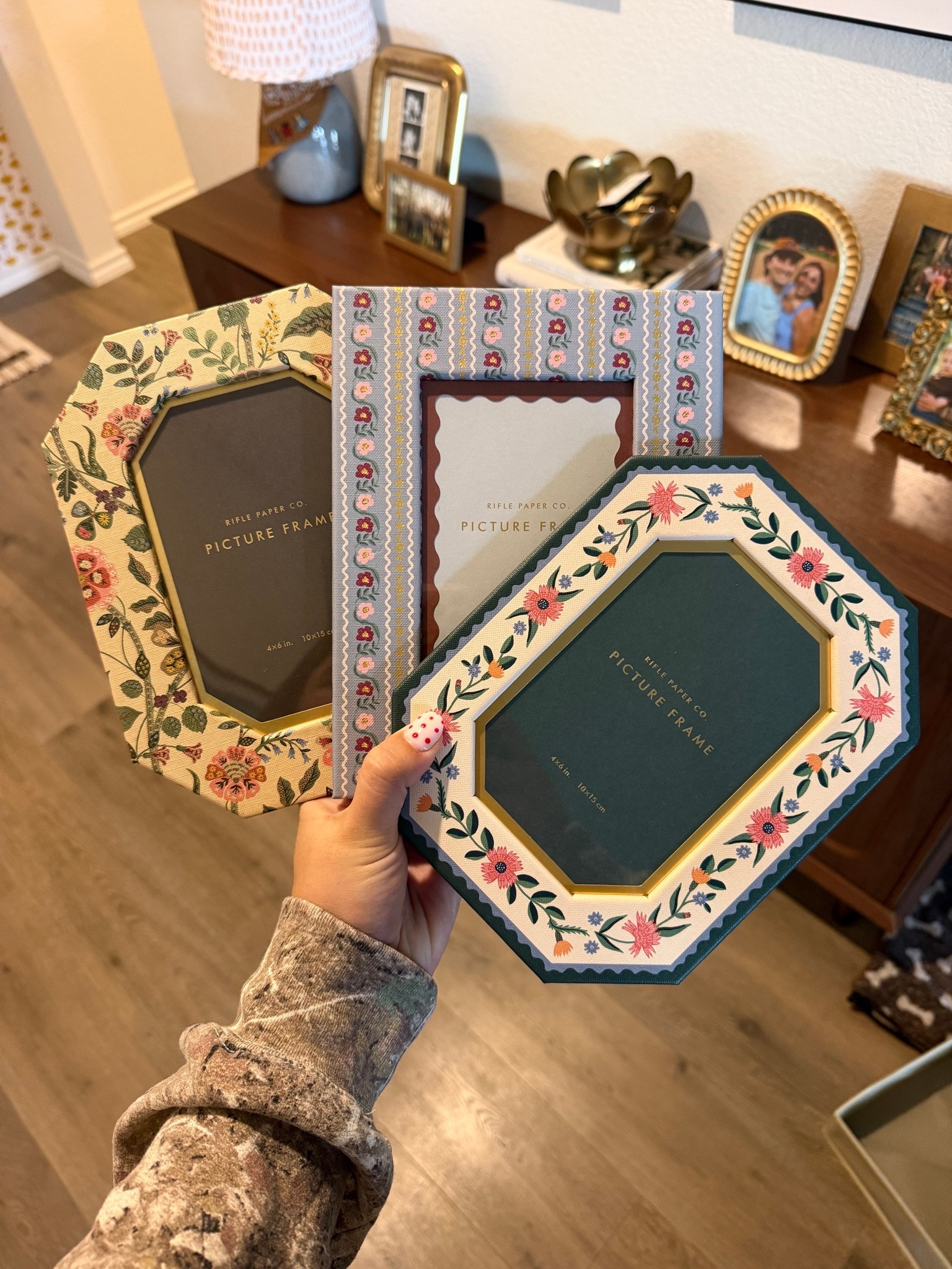 Just got the cutest frames for our entryway!!