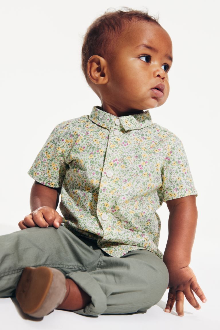 Short-sleeved Patterned Shirt | H&M (US + CA)
