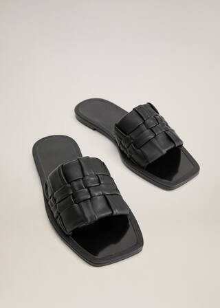 Sandale mit Flecht-Design | MANGO (DE)