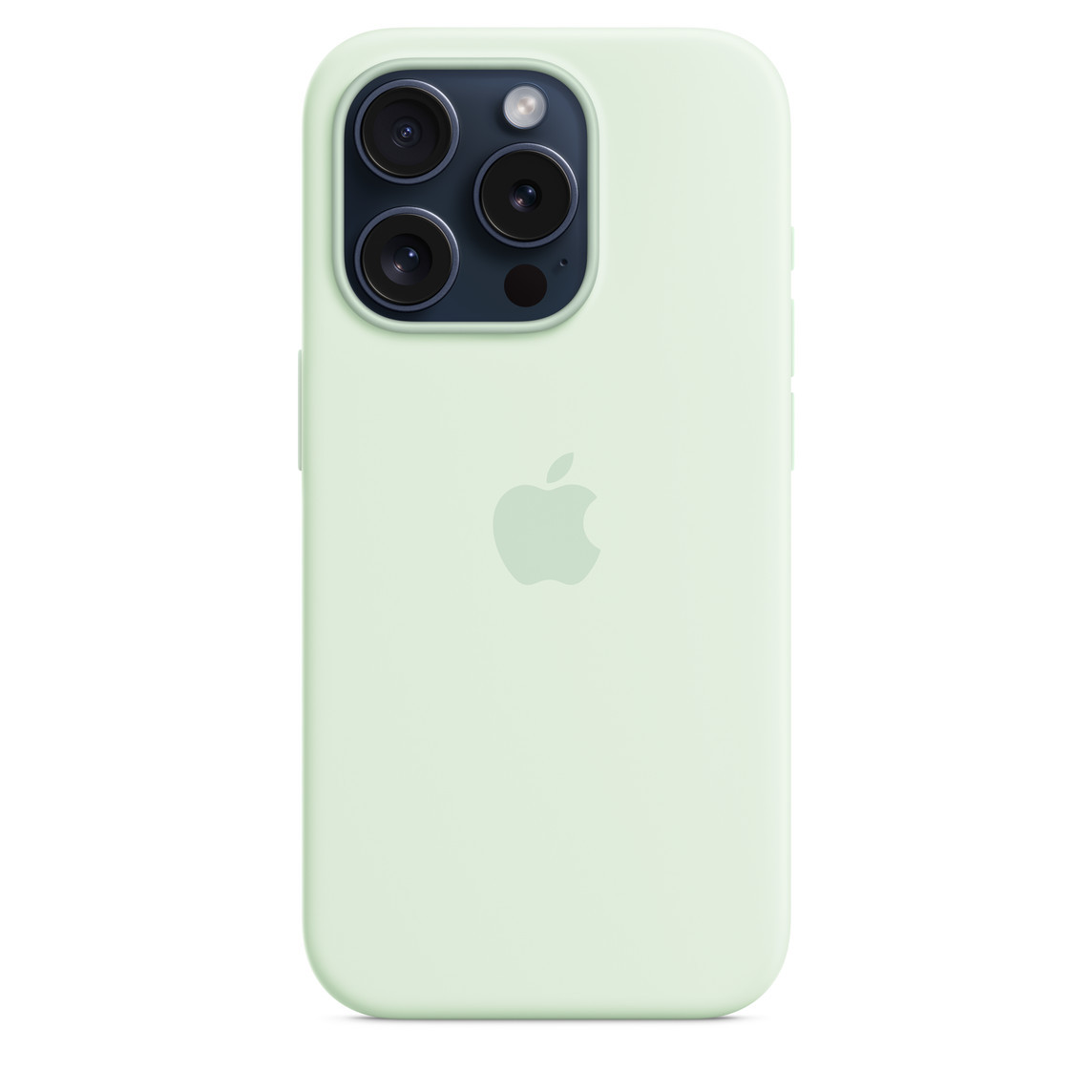 iPhone 15 Pro Silicone Case with MagSafe - Soft Mint | Apple (US)