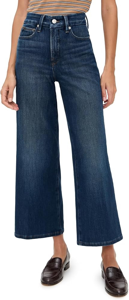 Compression Palazzo Crop Jeans with Good Waist | Amazon (US)
