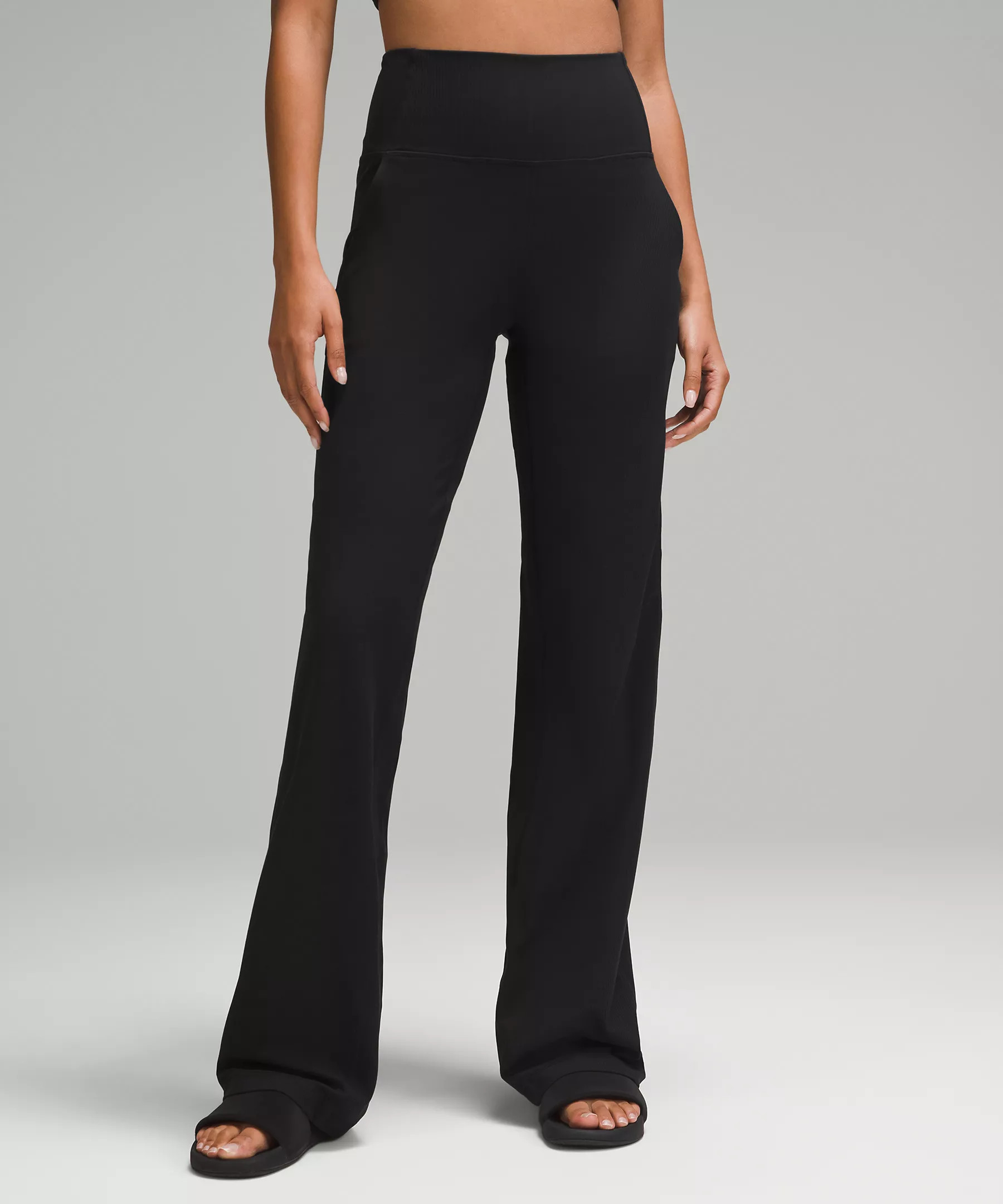 lululemon Align™ Ribbed High-Rise Wide-Leg Pant *Tall | Women's Pants | lululemon | Lululemon (US)