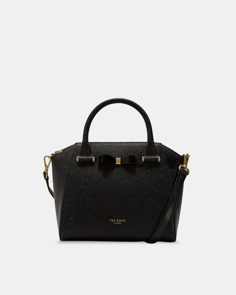 Bow detail zipped leather tote bag | Ted Baker (US)