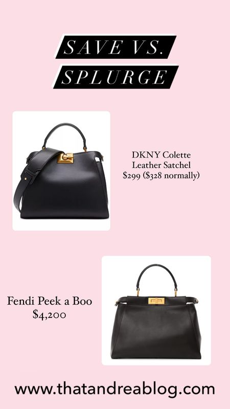 Handbags 
Save or splurge 
Designer inspired 
DKNY
Black handbags 
Affordable handbags 

#LTKstyletip #LTKworkwear #LTKitbag