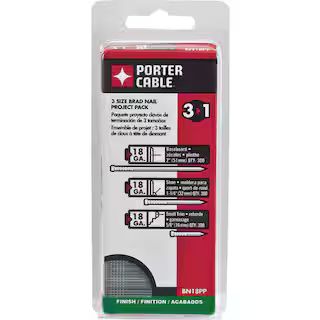 Porter-Cable 18-Gauge Brad Nail Project (900 per Box) BN18PP - The Home Depot | The Home Depot