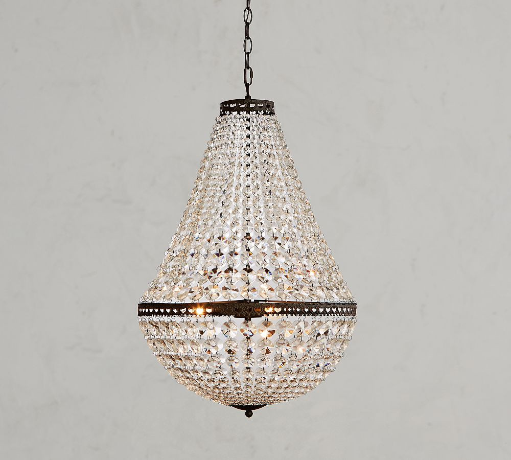 Mia Crystal Chandelier (14"-19") | Pottery Barn (US)