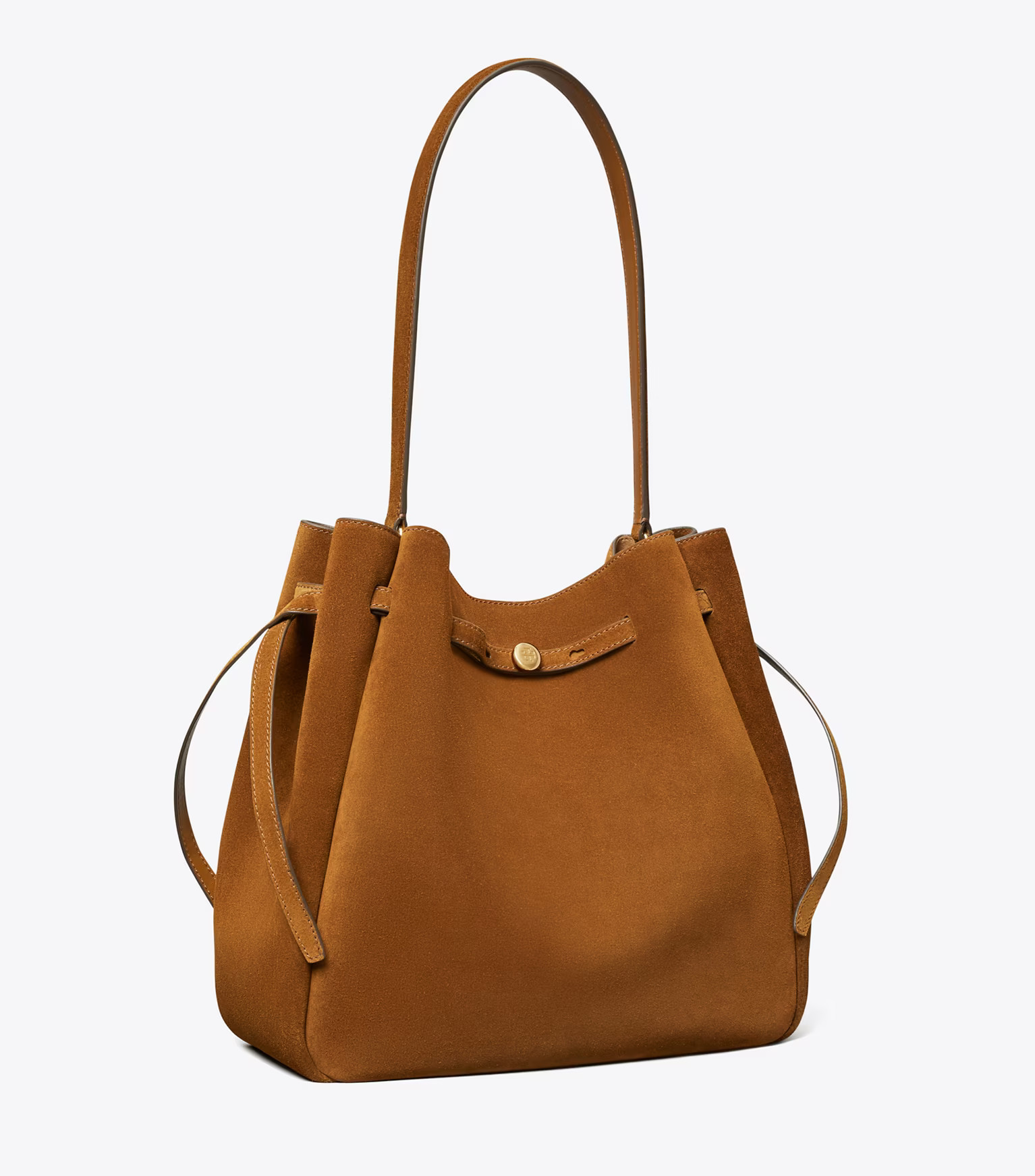 LARGE ROMY SUEDE BUCKET BAG | Tory Burch (US)