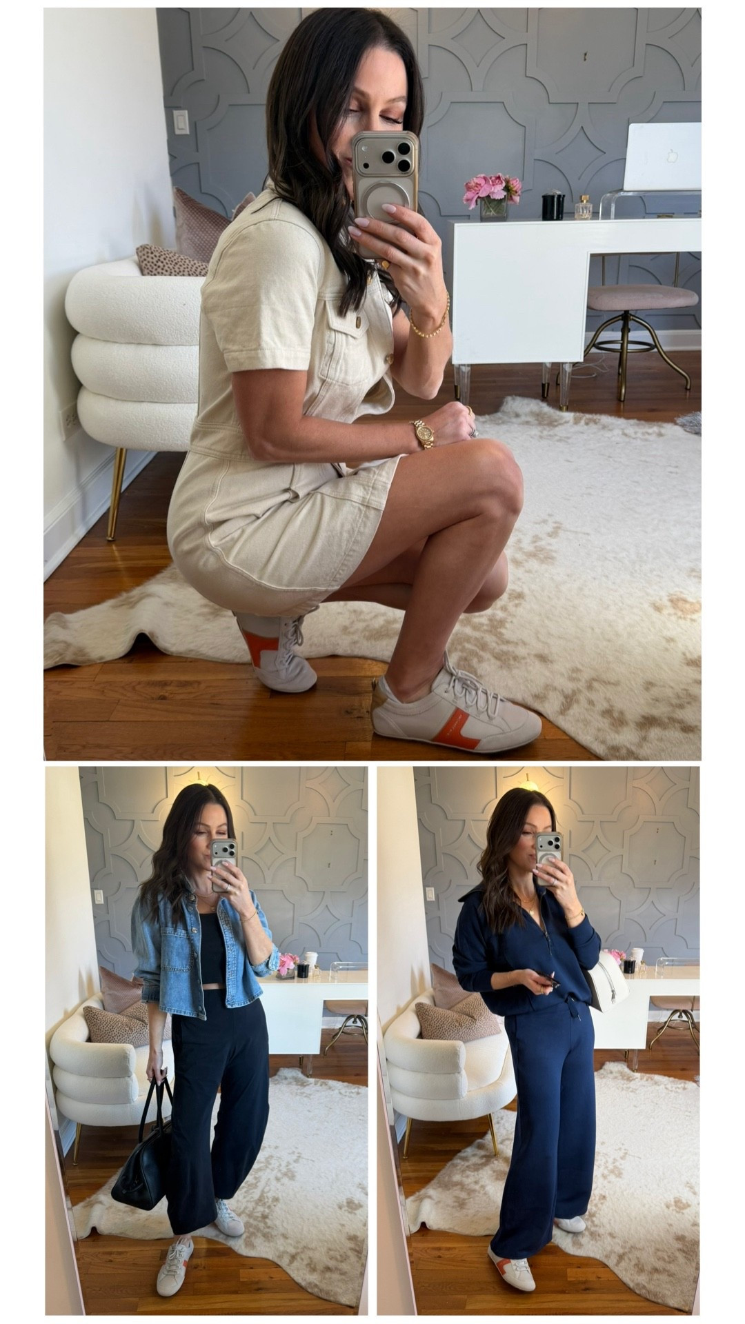 Outfit ideas with an elevated sneaker for spring 🤍

#LTKSeasonal #LTKOver40