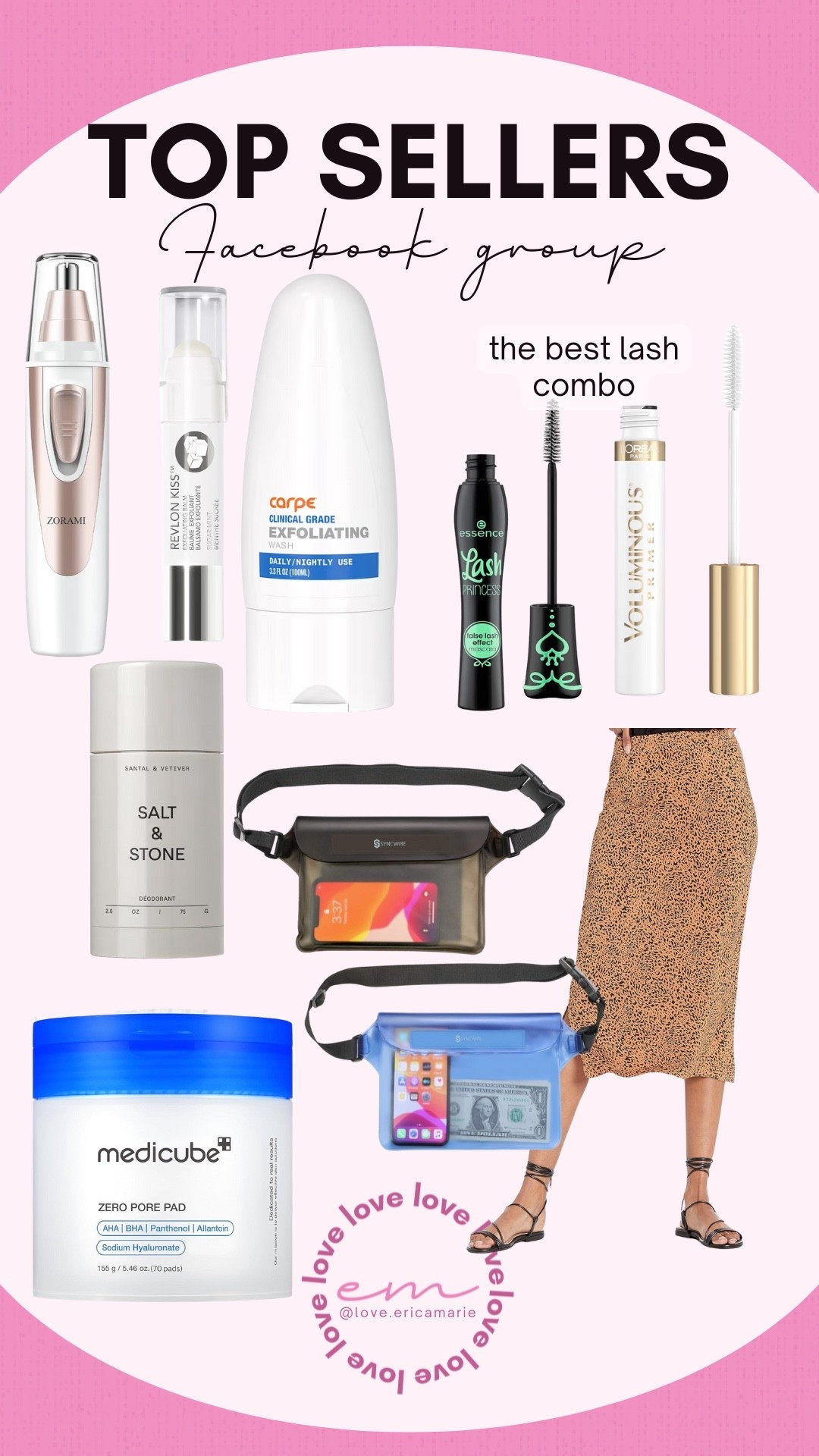 The 40-something mom in me hopes Facebook never goes away. I love sharing the best deals on there and these have been the top sellers recently for good reason. The best lash combo that is super affordable, a super cute leopard skirt that is flattering on all different body types, a toner pad that actually minimizes your pores, a natural deodorant that smells so nice and so much more. 
mom must haves, affordable beauty finds, leopard skirt 

#LTKHome #LTKmomlife #LTKselfcare