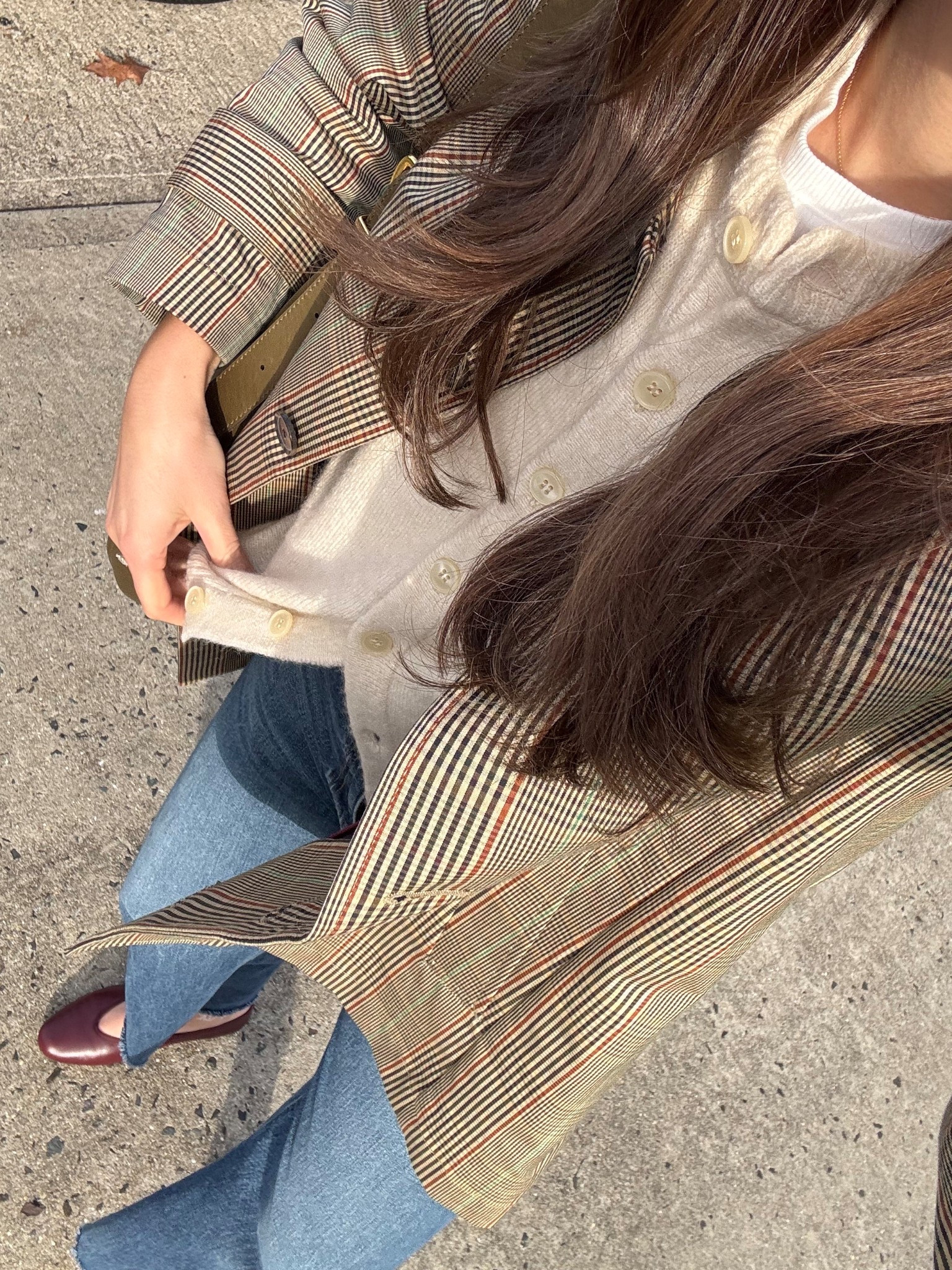 Sweater I sized down to xs
Jeans TTS in 26
Jacket TTS in small
Flats TTS and no break in time

#LTKHoliday #LTKootd #LTKFindsUnder100