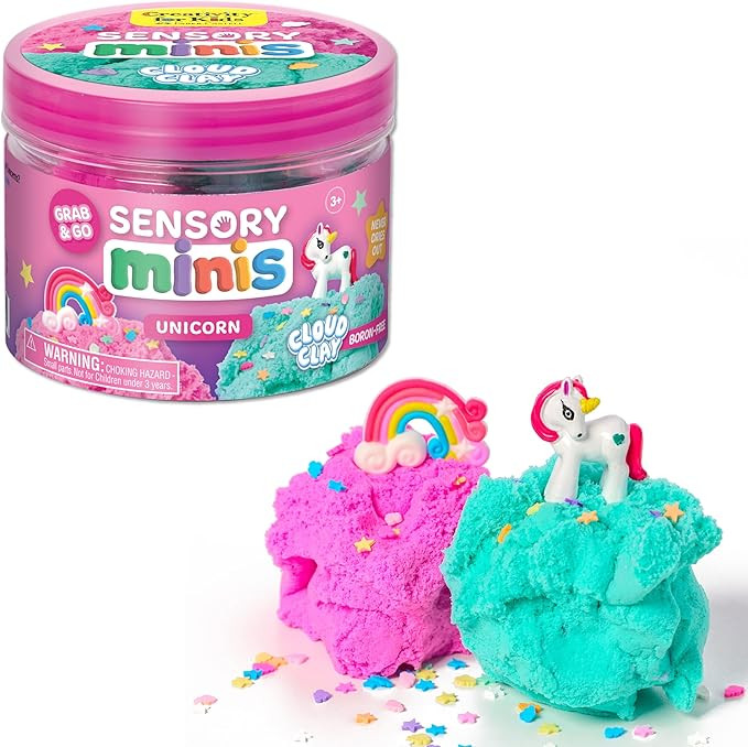 Creativity for Kids Sensory Minis Unicorn Kit | Cloud Clay Sensory Toy for Kids | Holiday Stockin... | Amazon (US)