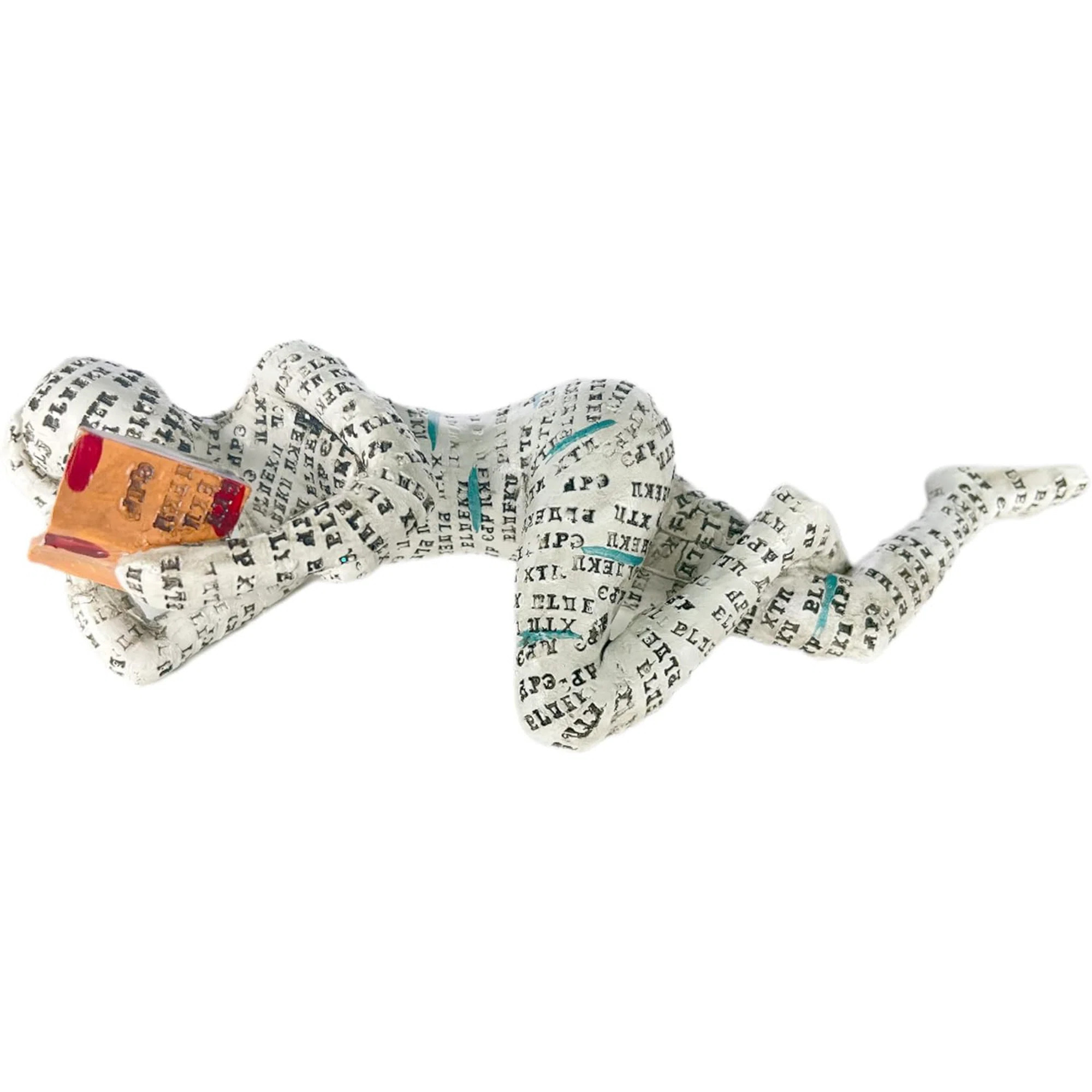 Home Decor Pulp Reading Women Thinker Statue Aesthetic Sculpture Room Decor Modern Abstract Decor... | Wayfair North America