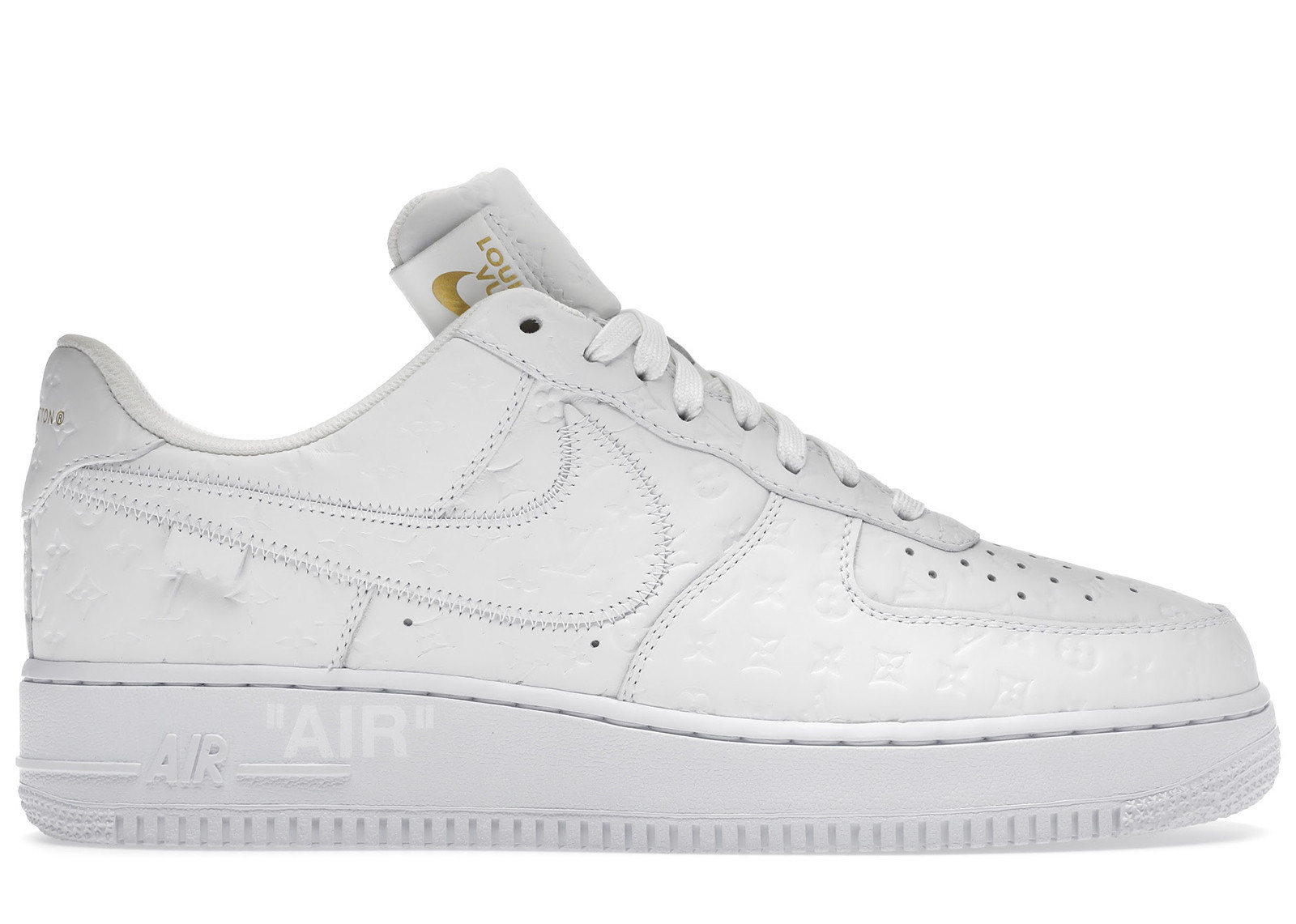 Men's Louis Vuitton Nike Air Force 1 Low By Virgil Abloh Sneakers in White | StockX