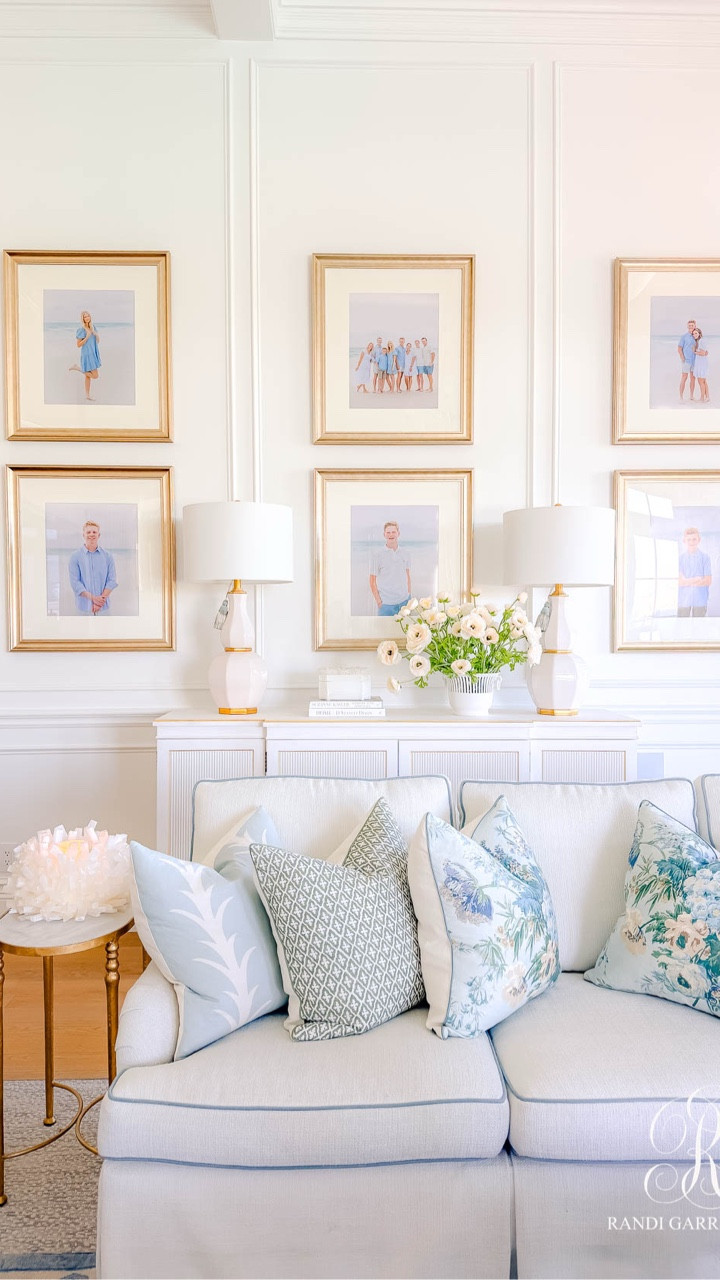 On the other side of our family room couch is another side table, styled with a gorgeous selenite candle holder. 

#LTKdayinmylife #LTKSeasonal #LTKHome