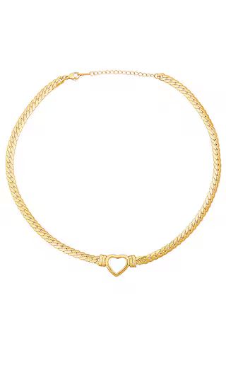 Heart Chain Necklace in Gold | Revolve Clothing (Global)