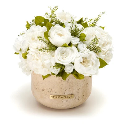 Terre Travertine Vase | Venus ET Fleur