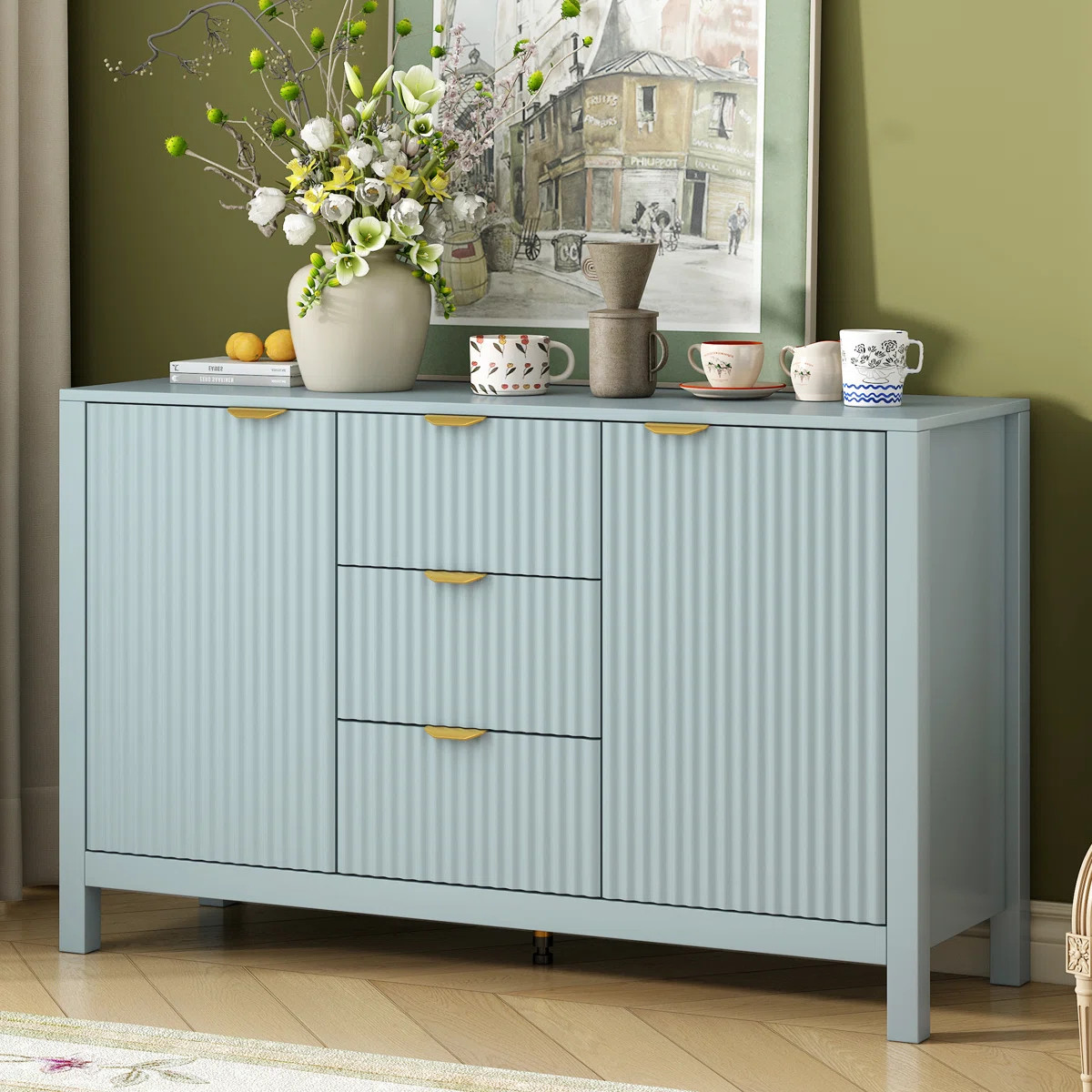 47.2'' Wide 3 - Drawer Filing Credenza | Wayfair North America