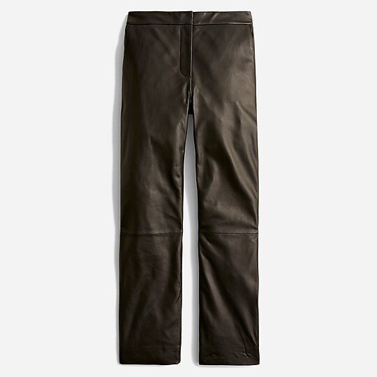 Collection Kate straight-leg pant in leather | J. Crew US