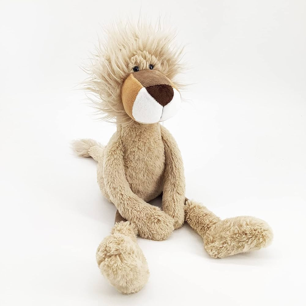 MR VIVICARE 17" Light Brown Long Lion Stuffed Animals for Boys and Girls,Huggable and Cuddly Stuf... | Amazon (US)
