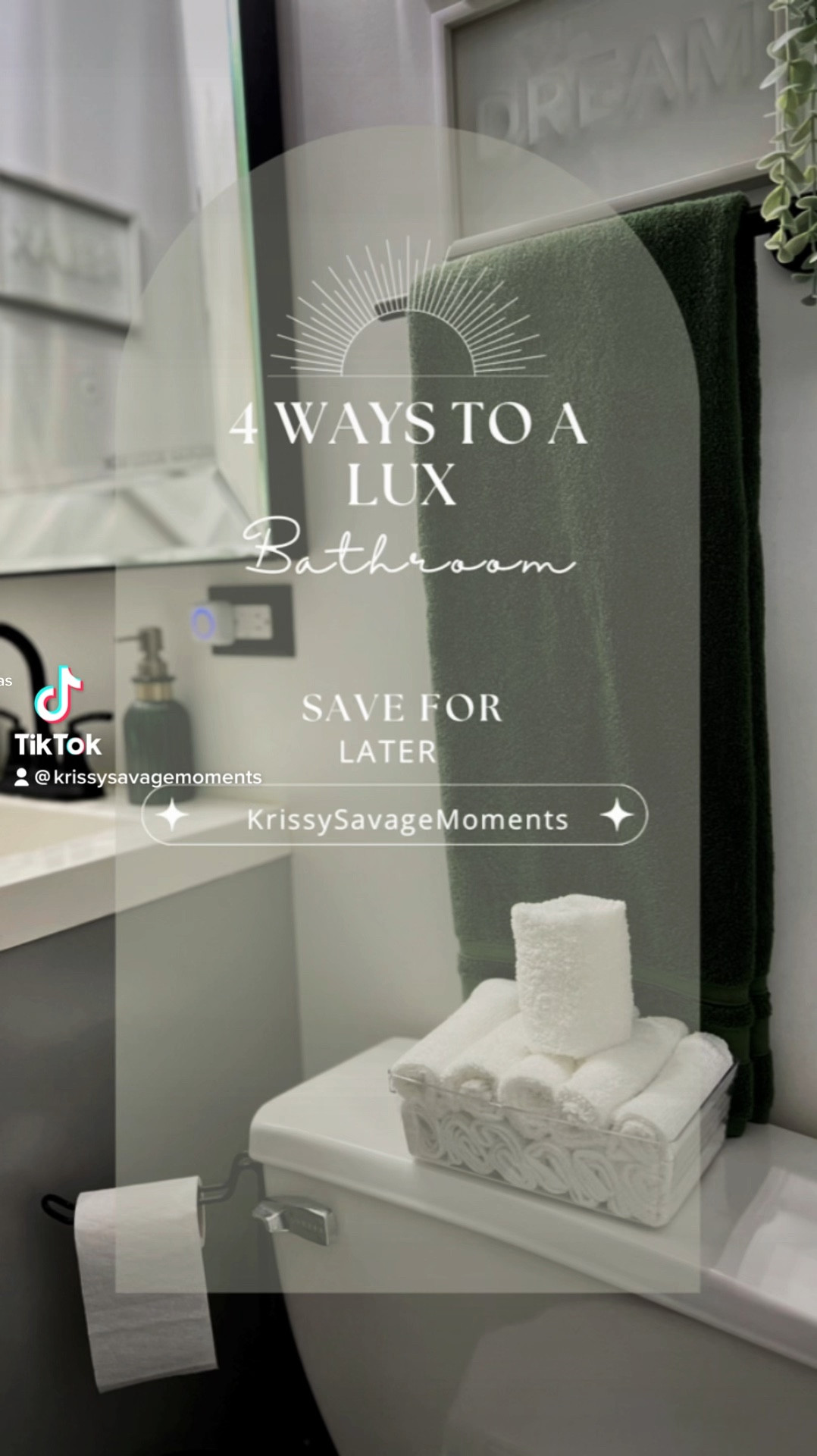 4 ways to a lux bathroom 


#LTKhome #LTKVideo
