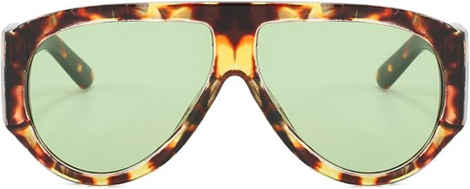 Vintage Oversized Pilot Sunglasses Women For Men Shades Big Frame Windproof Popular Punk Sun Glas... | Amazon (US)