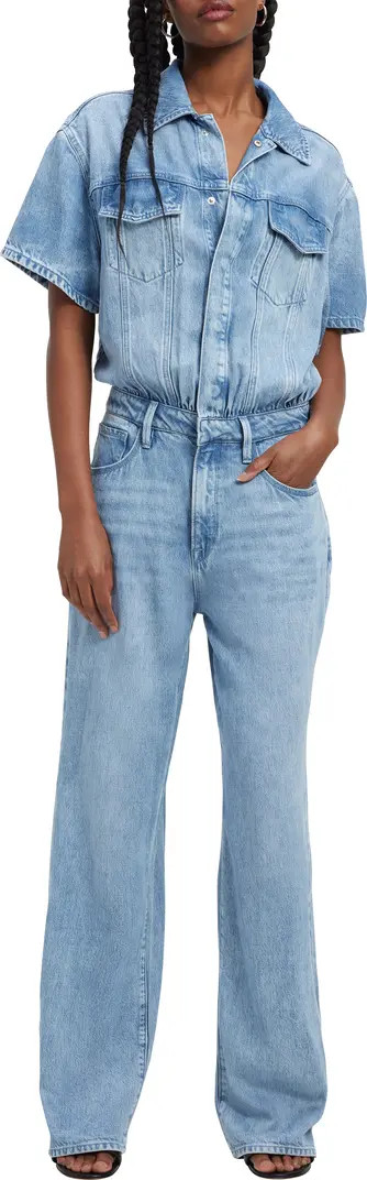 Weightless Denim Jumpsuit | Nordstrom