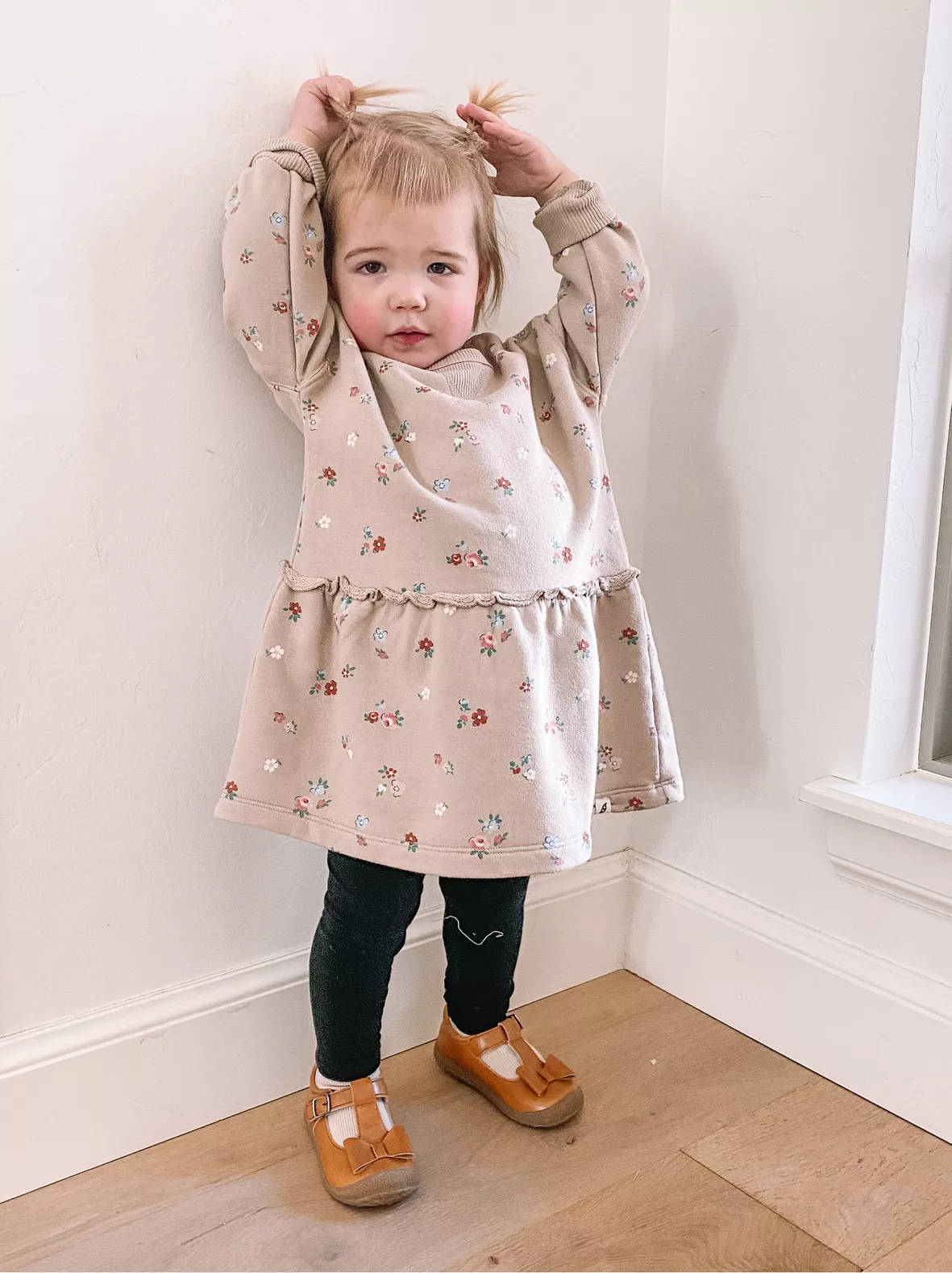 easy-peasy Toddler Girl Waffle Legging, Sizes 12 Months-5T 