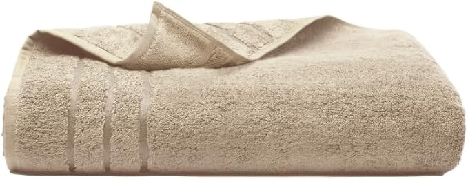 Cariloha Bath Towel | Stone |28"x54" | Turkish Cotton & Viscose Material Blend | Extra Smooth and... | Amazon (US)