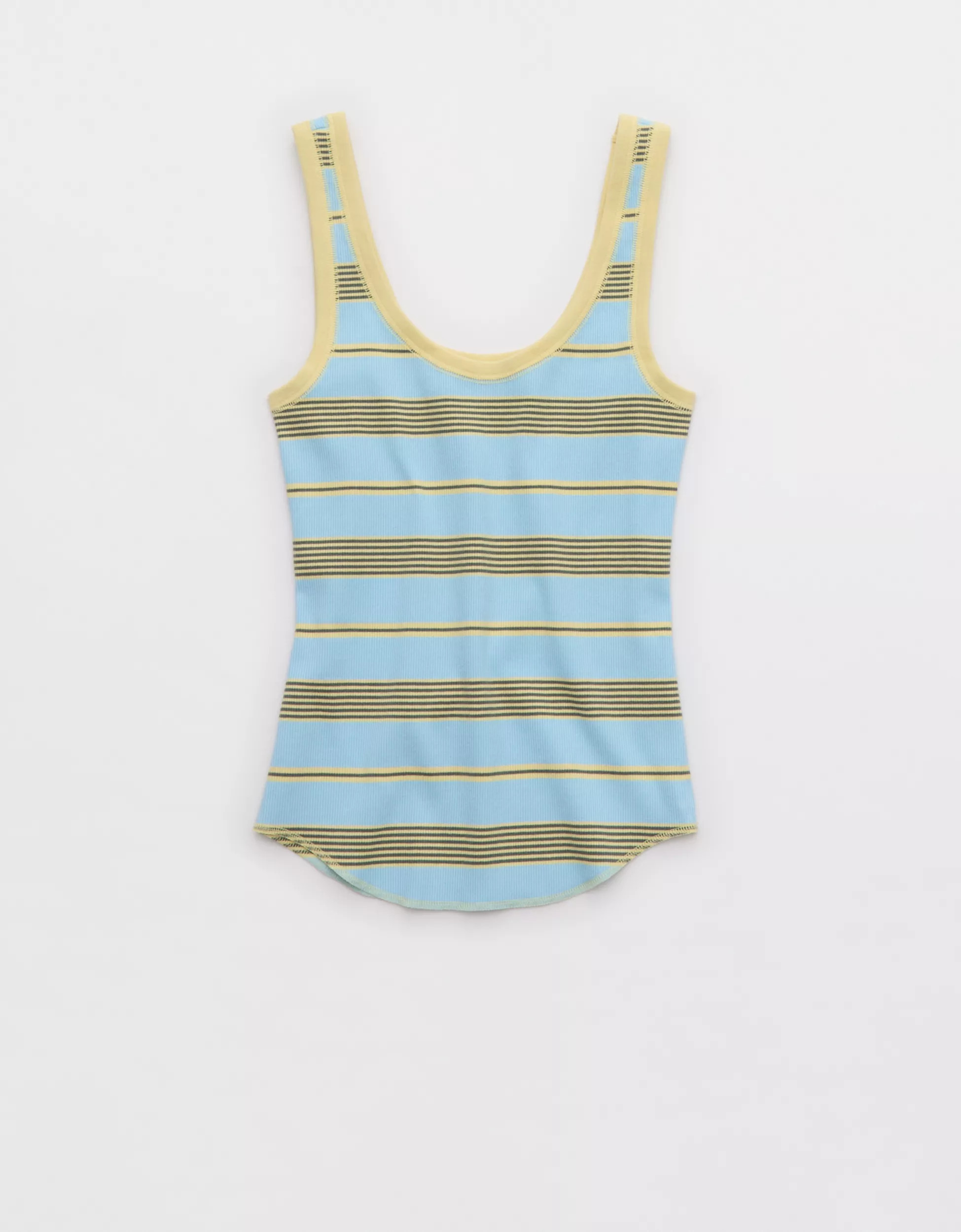 Aerie Ribbed Scoop Neck Tank Top | Aerie