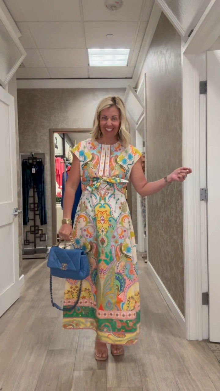 Color obsessed and the fit is perfection!!￼ This one is definitely coming home with me! I’m wearing a size 2 (it is generous in the chest) and 8 in heels . ￼

#LTKdayinmylife #LTKmomlife #LTKOver40