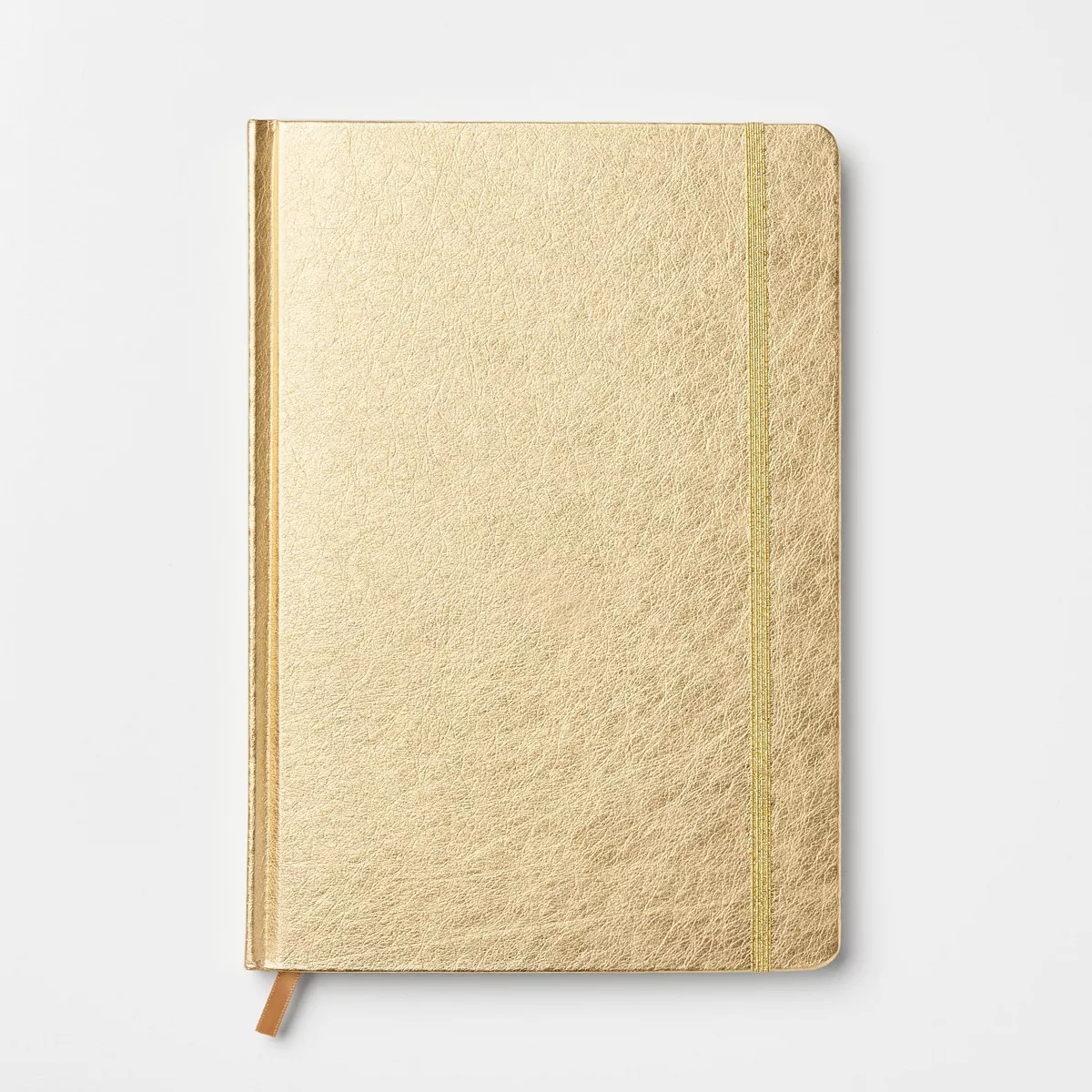 192pg Ruled Journal 10"x7" Metallic Gold - Threshold™ | Target