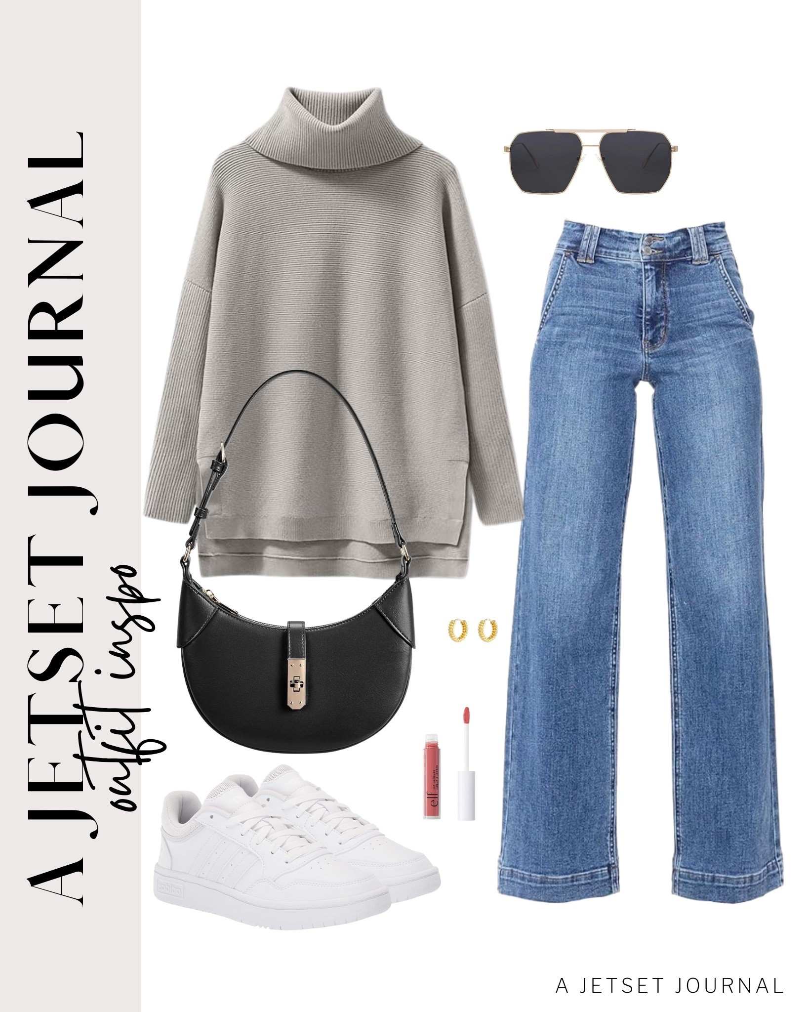 This turtleneck knit pullover is my go to when I want something cozy but still cute!
adidas sneakers, hobo shoulder bag, wide leg jeans, elf lip gloss, casual outfit, ways to style, casual outfit inspo, capsule wardrobe, favorite finds, top picks, mom outfit, everyday style, transitional style, trendy look, viral style, affordable look, amazon favorites, winter to spring outfit idea

#LTKSeasonal #LTKU #LTKBeauty