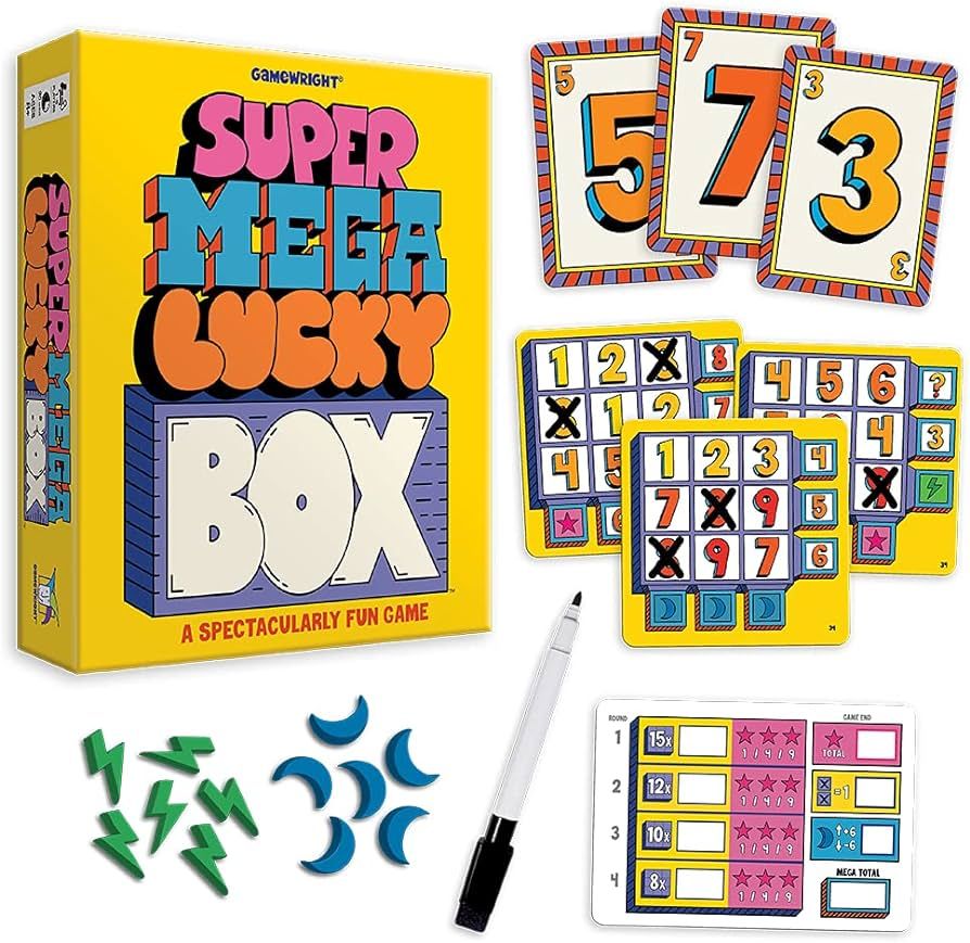 Gamewright - SUPER MEGA LUCKY BOX - The Spectacularly Strategic Game of Probability, Plannning an... | Amazon (US)