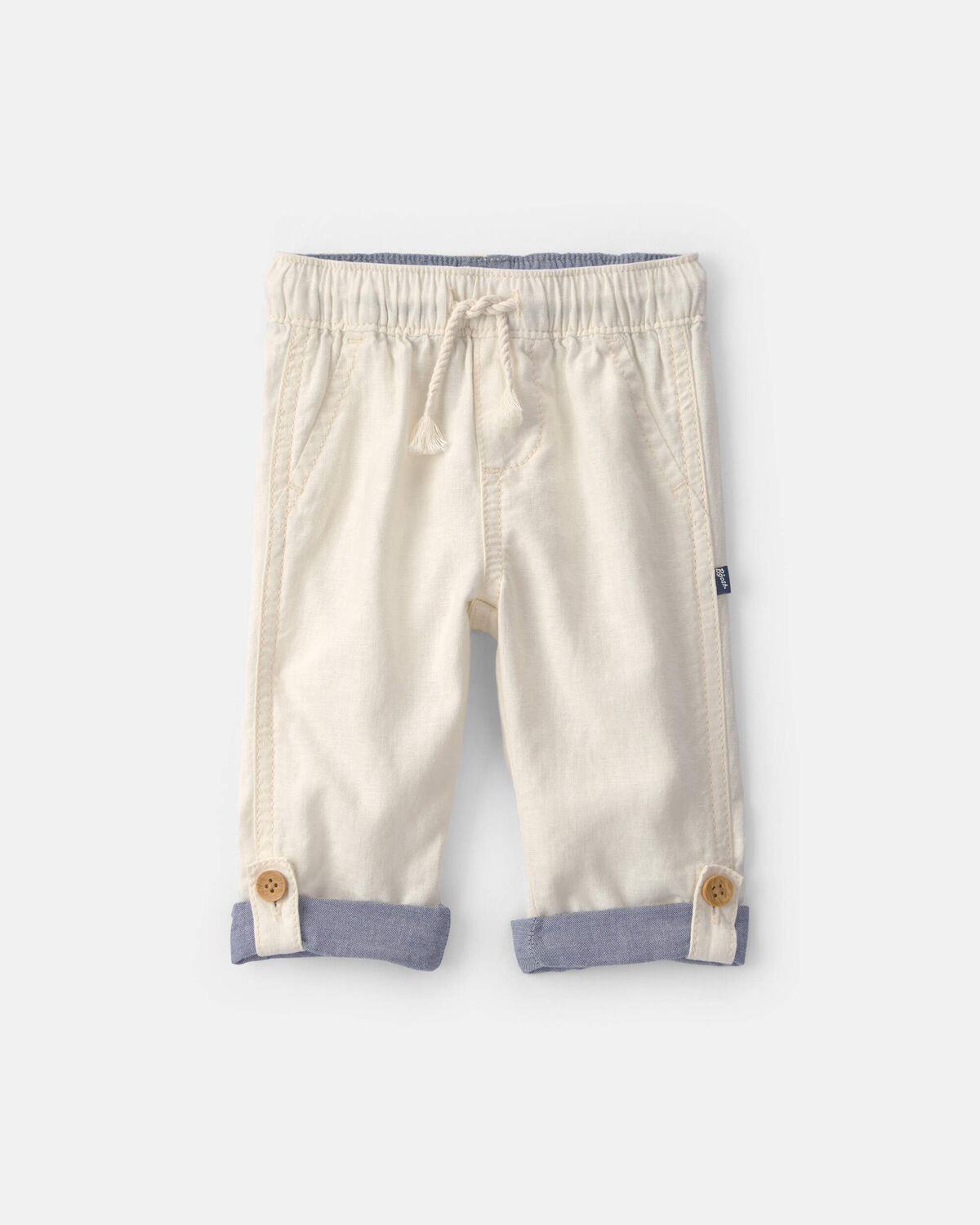Baby Linen Pants - Cream - OshKosh B'gosh | Carter's | Carter's Inc