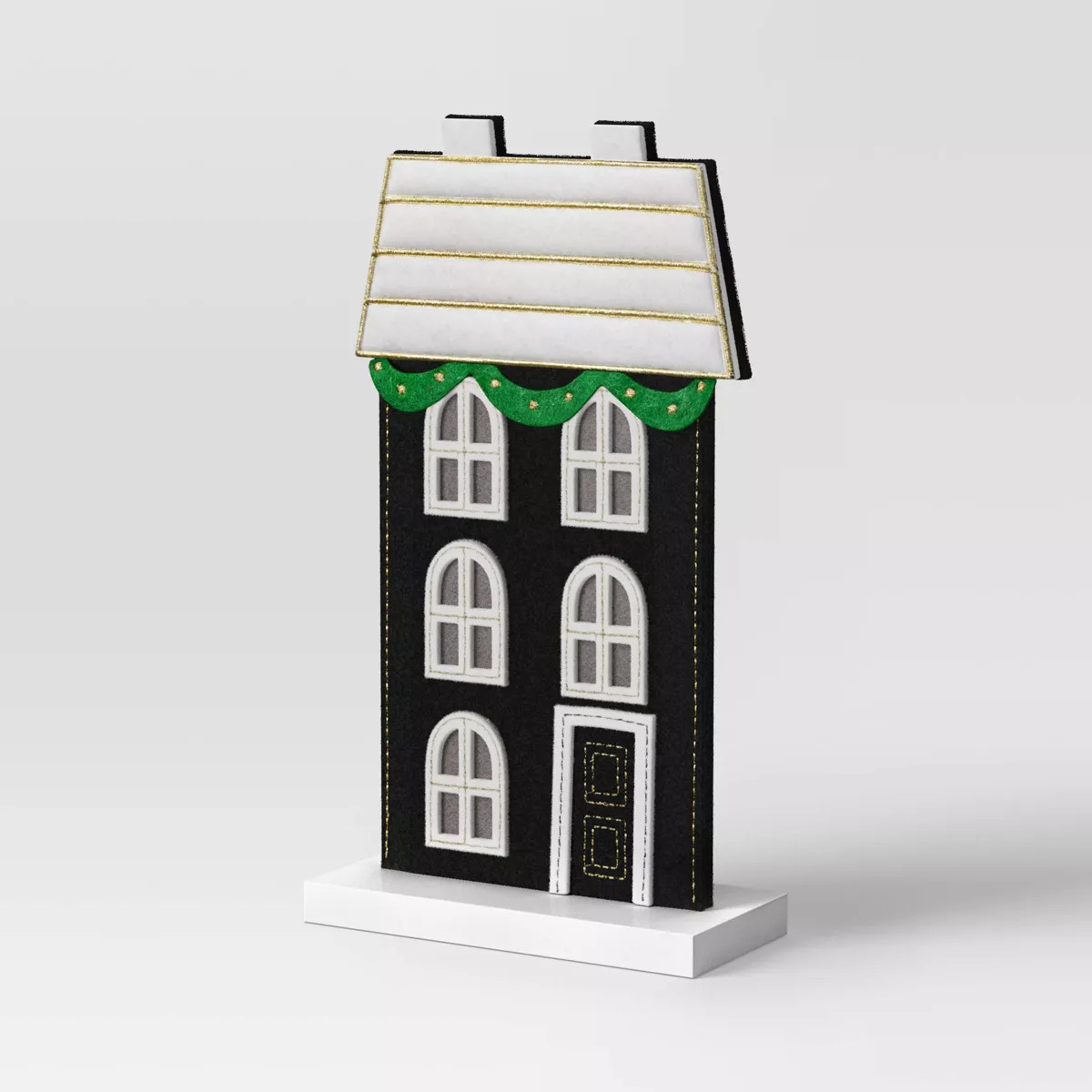 Fabric House Christmas Village Building - Wondershop™ Black | Target