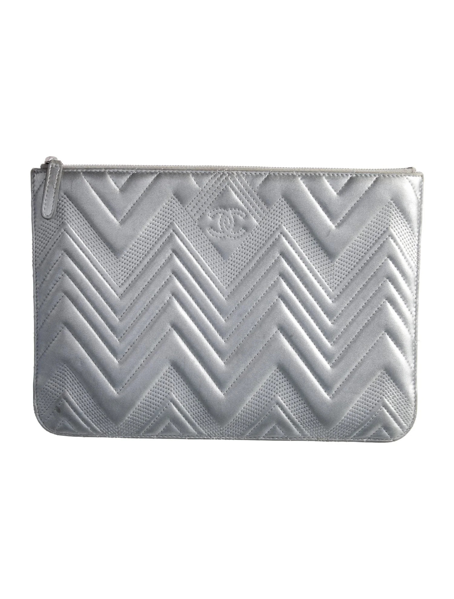 Chevron Quilted Medium O-Case | The RealReal