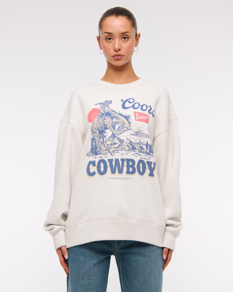 Coors Light Vintage Sunday Crew | Abercrombie & Fitch (US)