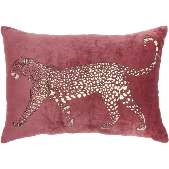 Mina Victory Luminecence Metallic Leopard Throw Pillow | Target