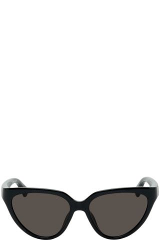 Black Bio Injection Cat-Eye Sunglasses | SSENSE