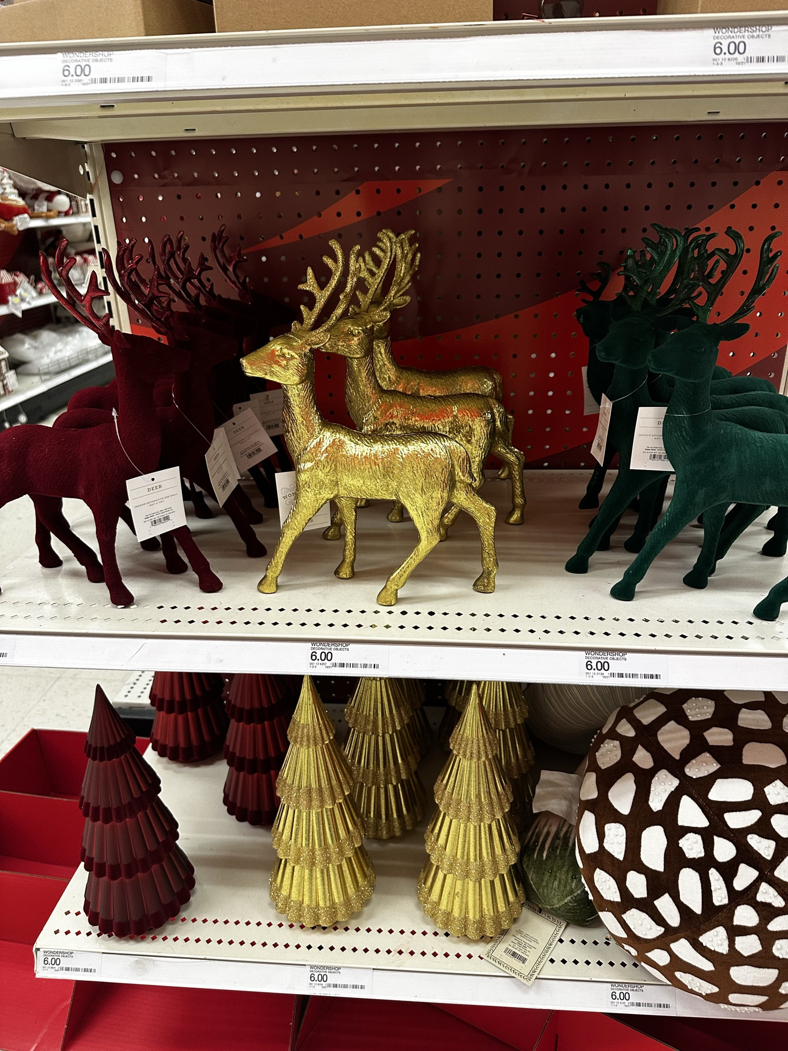 Stunning gold Christmas deer at Target 