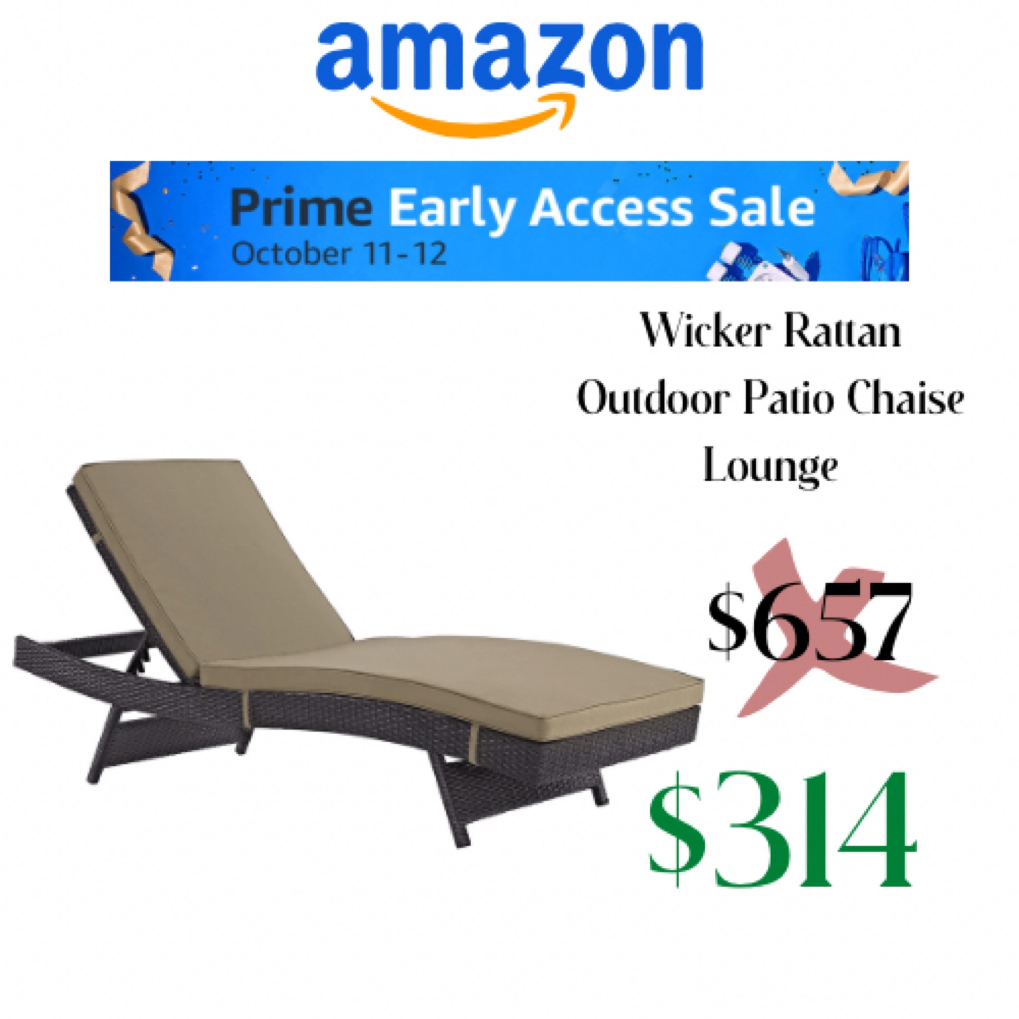 Outdoor lounge chair
Amazon prime day
Amazon swim 

#LTKswim #LTKhome #LTKsalealert