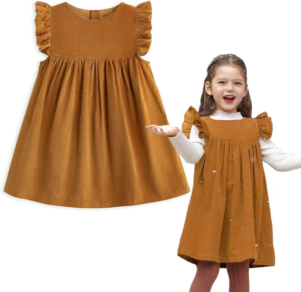 Simplee kids Toddler Girl Casual Dress for Spring Girls Skrit with Pocket | Amazon (US)