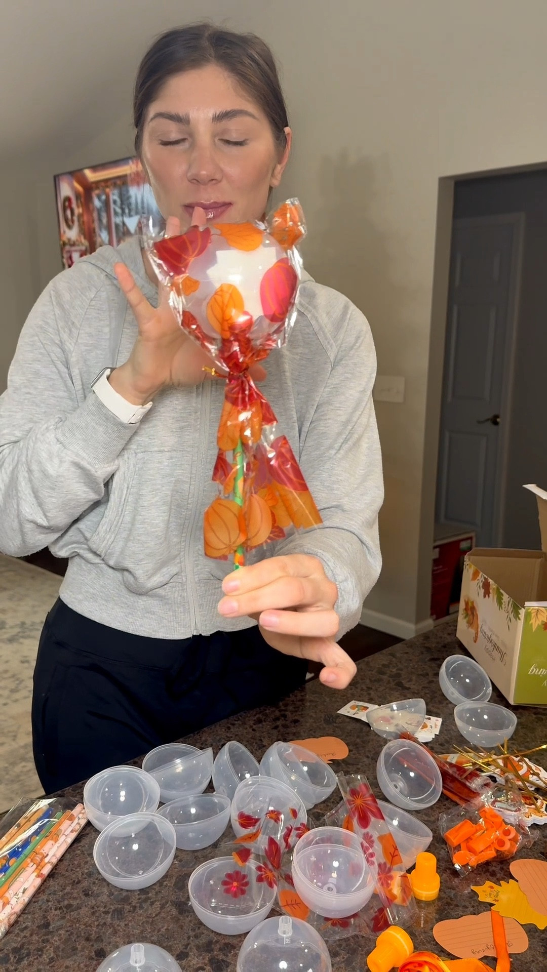 Thanksgiving party favors for little kids, lollipop treat bag, Thanksgiving treat bags for preschool. 

#LTKHoliday #LTKmomlife #LTKKids